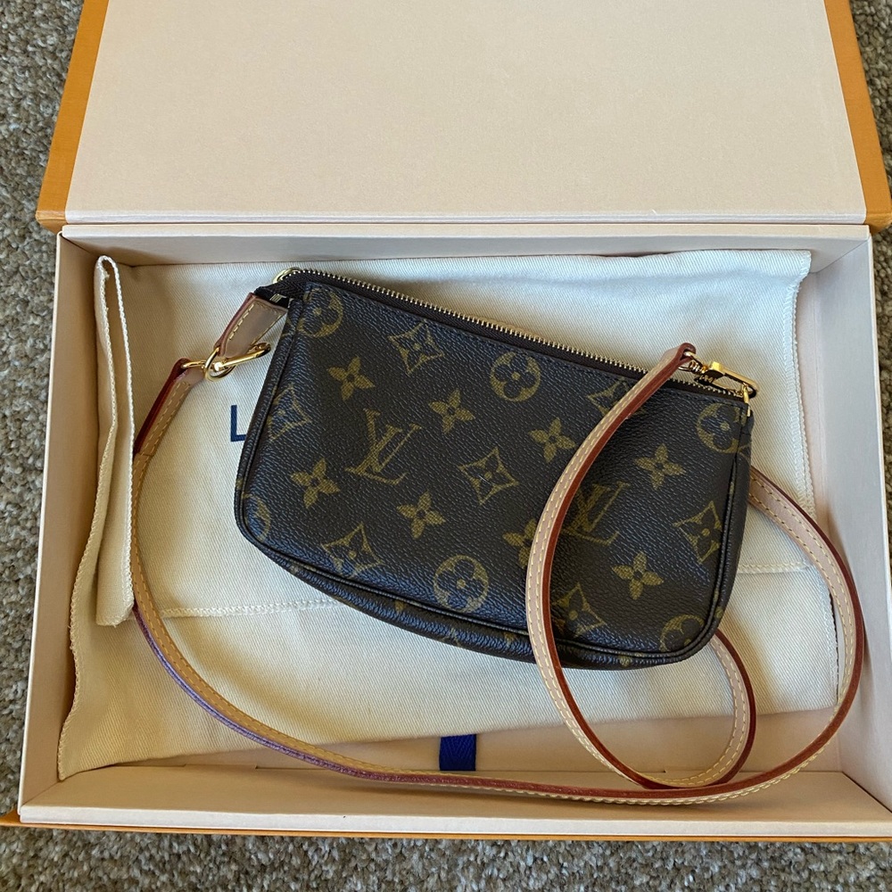 Louis Vuitton purse with detachable straps